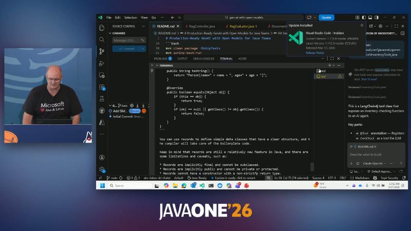Terminal: mvn clean package and spring-boot:run