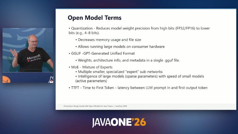 Open model terms: Quantization, GGUF, MoE, TTFT