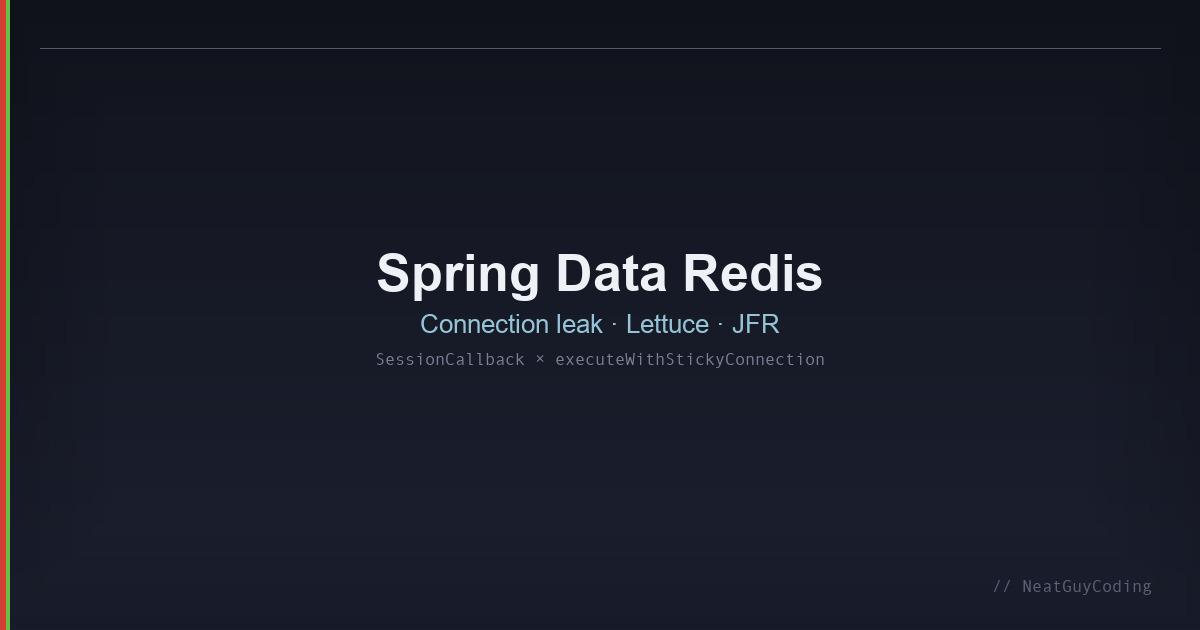 Spring Data Redis Connection Leak Mystery: When Your Microservice Goes Rogue